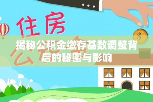 元谋揭秘公积金缴存基数调整背后的秘密与影响