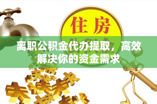 元谋离职公积金代办提取，高效解决你的资金需求