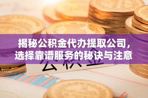元谋揭秘公积金代办提取公司，选择靠谱服务的秘诀与注意事项