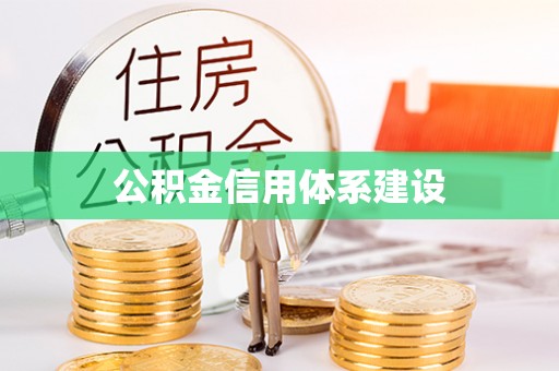 元谋公积金信用体系建设