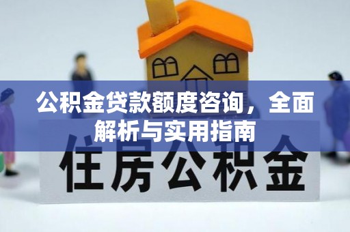 元谋公积金贷款额度咨询，全面解析与实用指南