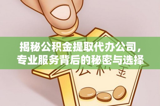 元谋揭秘公积金提取代办公司，专业服务背后的秘密与选择指南