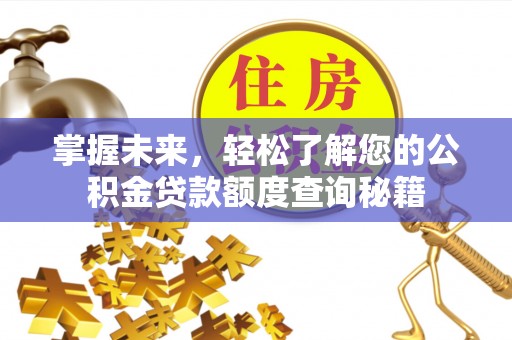 元谋掌握未来，轻松了解您的公积金贷款额度查询秘籍