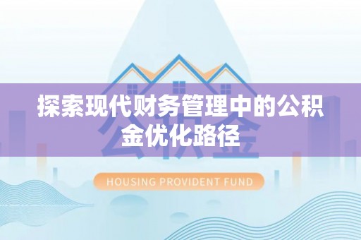 元谋探索现代财务管理中的公积金优化路径