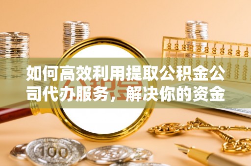 元谋如何高效利用提取公积金公司代办服务，解决你的资金难题