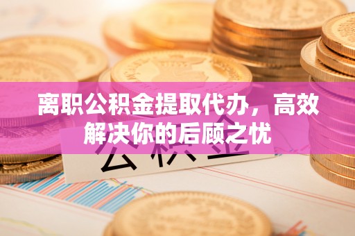 元谋离职公积金提取代办，高效解决你的后顾之忧