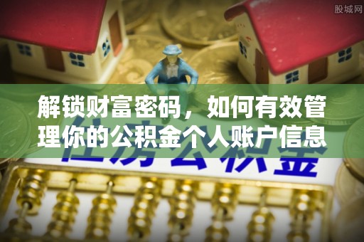 元谋解锁财富密码，如何有效管理你的公积金个人账户信息