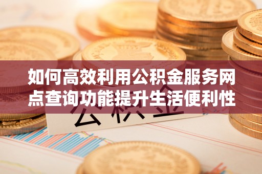 元谋如何高效利用公积金服务网点查询功能提升生活便利性