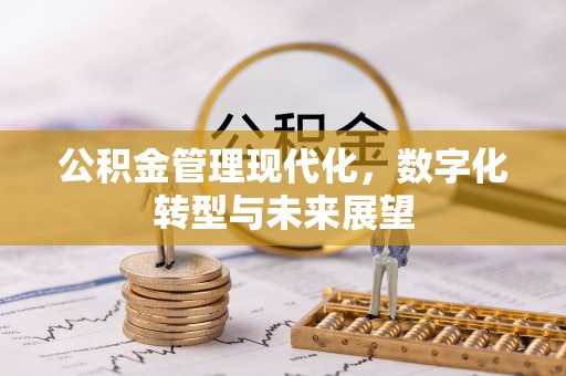 元谋公积金管理现代化，数字化转型与未来展望